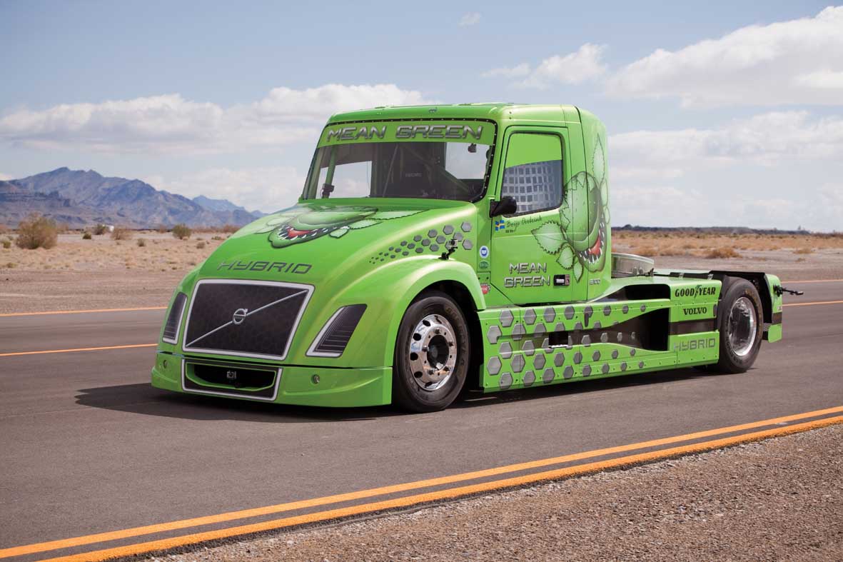 volvo truck record velocità USA