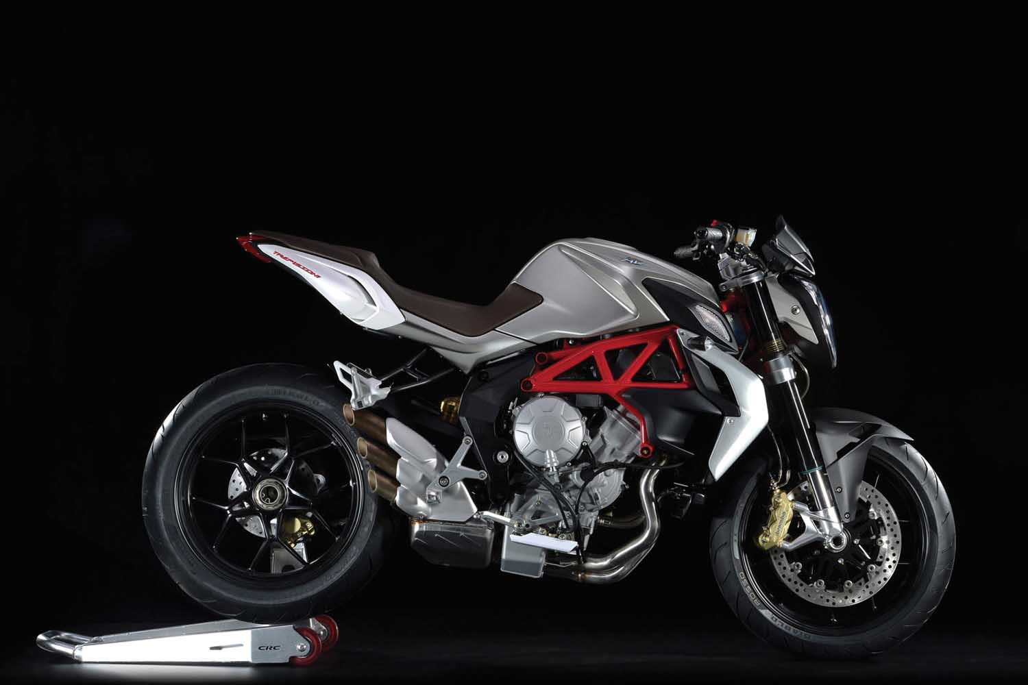 MV Agusta 2012 Brutale 800 grigiobianca lat 1