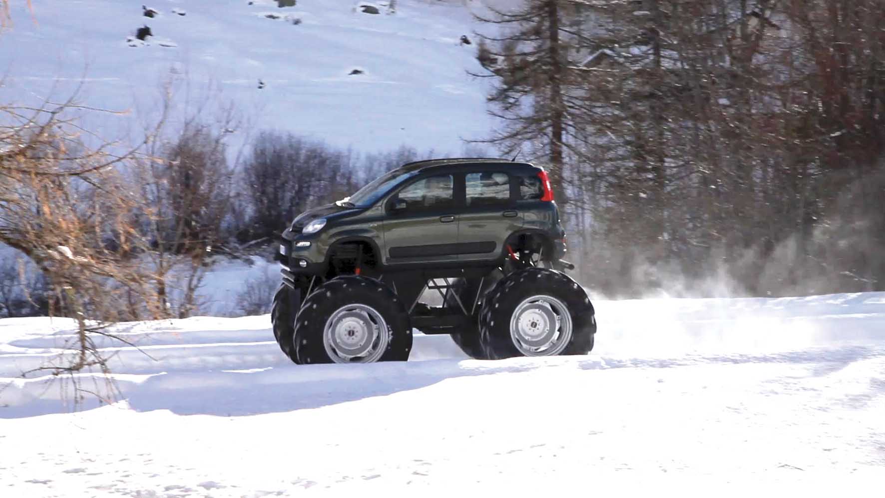 Fiat 2012 Nuova Panda 4x4 Monster Truck 2 1