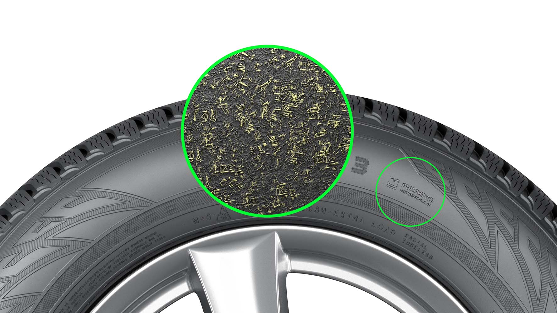 Nokian WR SUV3 Aramid sidewall 01