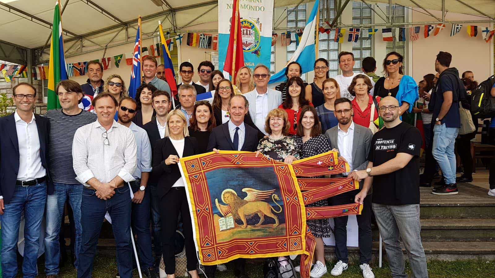 VENETI NEL MONDO zaia lanzarin gonfalone veneto