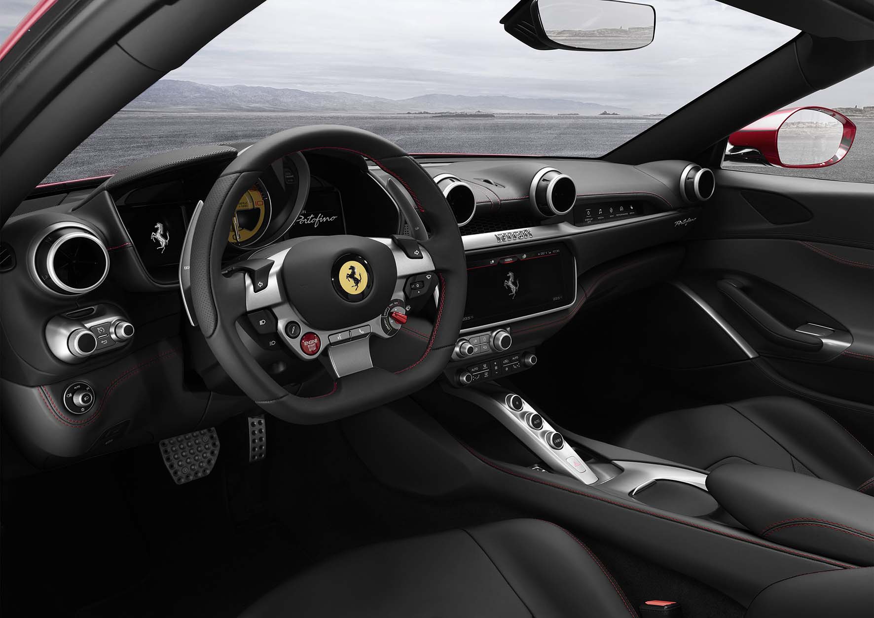 ferrari portofino interni