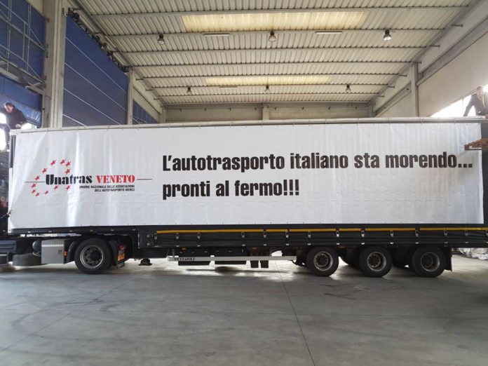 autotrasporto proclamato il fermo