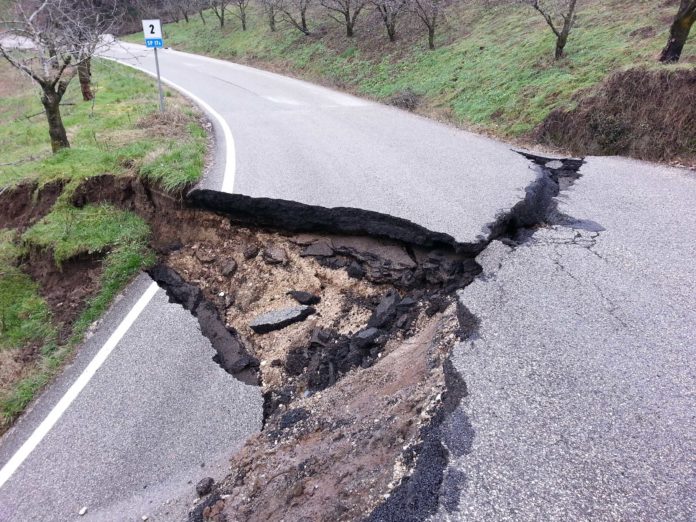 Frane in Italia dissesto idrogeologico