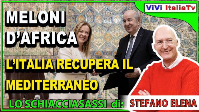 Giorgia Meloni alla campagna d’Africa